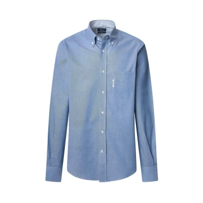 Imagen de Façonnable CL BD DEN STR Detail Camisa, Hombre, Talla: XL, Dark denim blue