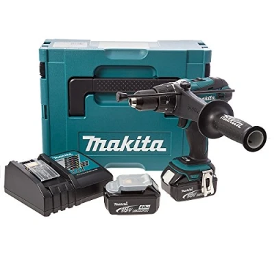 Imagen de Makita DHP458RMJ Taladro Combinado 18V Litio 4,0Ah Makpac