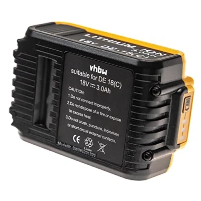 Imagen de vhbw Batería Compatible con Dewalt DCD790S2, DCD791NT, DCD791NT XJ, DCD791P2, DCD791D2, DCD791, Herramienta eléctricas (3000 mAh, Li Ion, 18 V)
