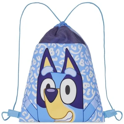Imagen de Bluey Mochila de Cuerdas para Natación, Bolsa Deporte Infantil Deportes, Viajes, PE