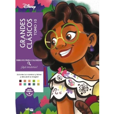 Imagen de Dibujos para colorear, ¡qué misterio! Grandes clásicos, tomo 10 (Hachette HEROES DISNEY Arteterapia)