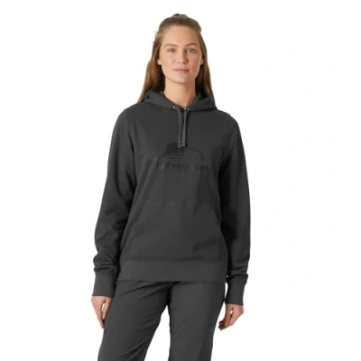 Imagen de Helly Hansen Sudadera con Capucha W Nord Graphic, Mujer, 980 Ébano, XL