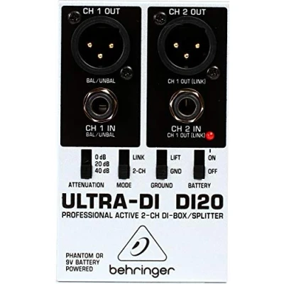 Imagen de Best Price Square DI Box/Signal Splitter, 20 DI20 by BEHRINGER