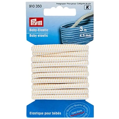 Imagen de Prym Elastic, White, 4,5 mm, Blanco, 3 m