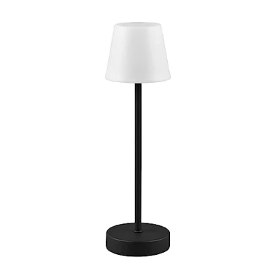 Imagen de Reality Leuchten Lámpara de mesa LED Martinez atenuador y CCT negro
