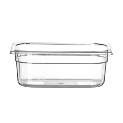 Imagen de HENDI Recipiente Gastronorm 1/4 PC Transparente 2.8 L 265x162x(H) 100 mm
