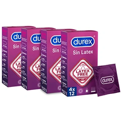 Imagen de Durex Preservativos Pack Sin Látex 12 condones x 4 Packs