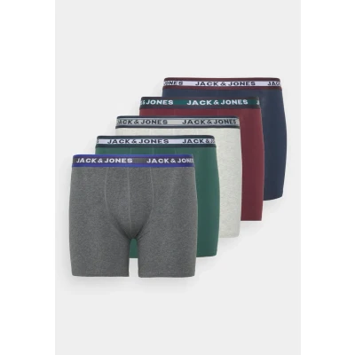 Imagen de Lote de 5 calzoncillos grandes Jack &amp; Jones Jacoliver Trunks