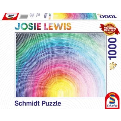 Imagen de Schmidt Spiele Bunny 57578 Josie Lewis, Arco Iris Naciente, Puzzle de 1000 Piezas, Rompecabezas, Multicolor, Normal