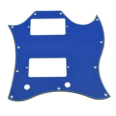 Imagen de Dopro American Standard SG Golpeador de cara completa para guitarra Gibson Special EE. UU., color azul, 3 capas