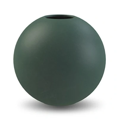 Imagen de Cooee Design Ball Jarrón en Forma de Bola, 20 cm, Verde Oscuro