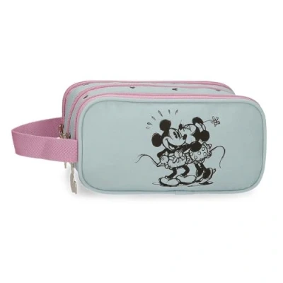 Imagen de Disney Joumma Kisses M&amp;M Estuche Triple Azul 22x10x9 cms Poliéster