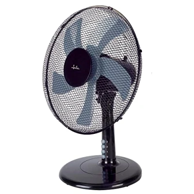 Imagen de Jata JVVM3125 Ventilador de Mesa portátil con 3 velocidades, oscilante, cabezal inclinable. Altura: 60 cm. Silencioso. Bajo consumo. 2503 m3/h