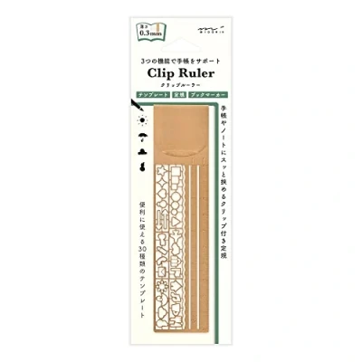 Imagen de DESIGNPHIL 42290006 Midori, regla de clip, cobre A