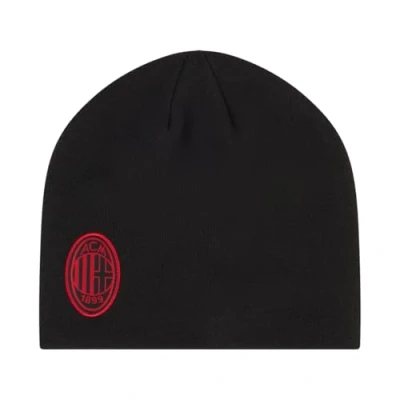 Imagen de AC Milan Gorro de Invierno, cálido con Logotipo Oficial, para Hombre o Mujer, Unisex