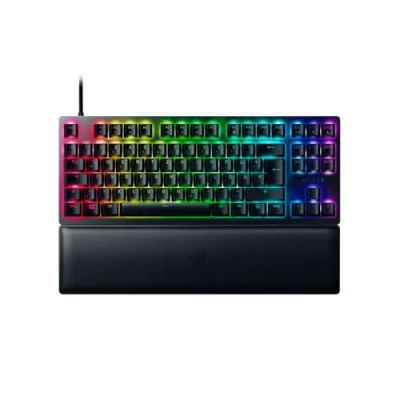 Imagen de Razer Huntsman V2 Tenkeyless USB Teclado óptico para Juegos (Interruptor Clicky Purple Switch)
