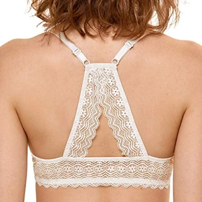 Imagen de DOBREVA Sujetador Invisible Push Up con Aros Relleno para Mujer Marfil 100E