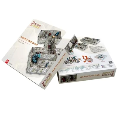 Imagen de Archon Studio Dungeons &amp; Lasers Fantasy Starter Set con 286 Piezas de Mesa D&amp;D Terrain y Accesorios DND para Juegos rol compatibles 5E, sin Pintar Montar, Mayores 14 años