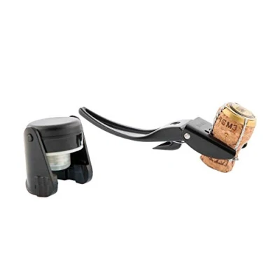 Imagen de Koala Internacional Brut Set de Abridor Champagne y Tapón, Zamak, 2 Unidades