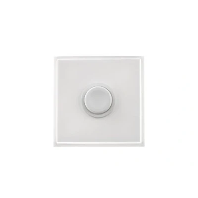 Imagen de HUBER Pulsador de timbre superficie poliestireno frontal plástico interruptor timbre, puerta