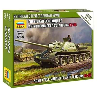 Imagen de Zvezda 1/100 SOVIET TANK DESTROYER SU 85 (4/23) *