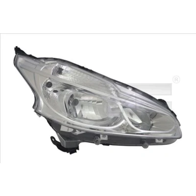 Imagen de TYC 20 14349 05 2 Faros derecha H7/H7, W21/5W con luz diurna para circulación por la electromotor PEUGEOT: 208 I Hatchback