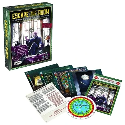 Imagen de Think Fun Escape The Room: El Misterio del Refugio Dr. Gravely, Juego de Lógica Mesa para Adultos, 3 8 Jugadores, Edad 13+ Años
