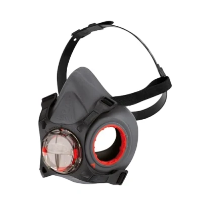 Imagen de JSP Mascarilla pequeña Force 8 gris/rojo (F8 810) sin filtros (BHG003 1L5 000)