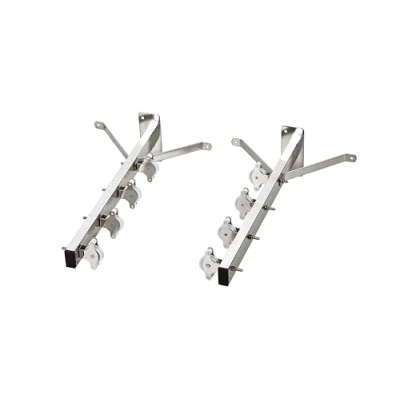 Imagen de Sauvic 89405 Tendedero con 8 Poleas Inoxidable 18/8, Color 48 x 25,5 13,5 cm