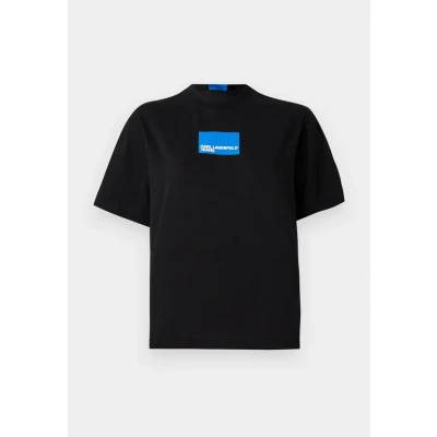 Imagen de Karl Lagerfeld Jeans BOX LOGO TEE Camiseta estampada, Mujer, Talla: XS, Black