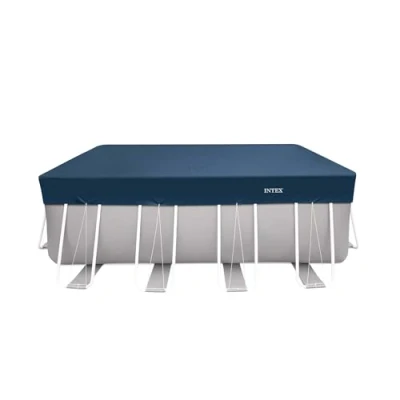 Imagen de Intex 28079 Lona de Invierno para Piscina Rectangular, 4,00 x 2,00 m, Grosor 50/100