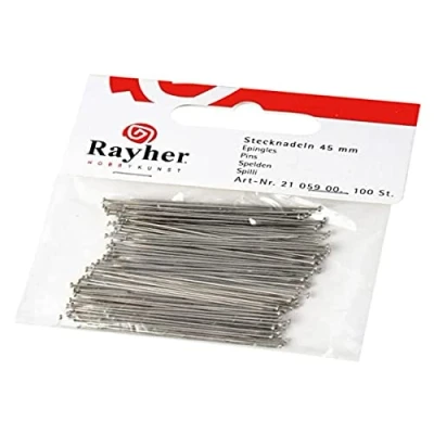 Imagen de Rayher Hobby Alfileres (45 mm, 100 Unidades)