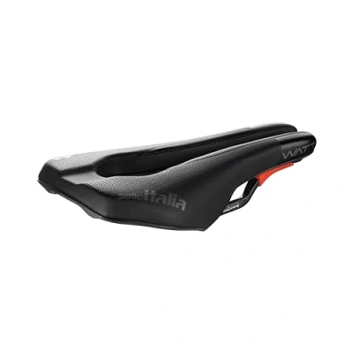 Imagen de Selle Italia Sillín Watt 133x255mm (U3) Kit Superflow Rail Carbon, Unisex Adult, Black, One Size