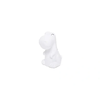 Imagen de DHINK Mini luz nocturna LED Dinosaurio blanco Lámpara de noche para habitación bebé y niño con temporizador cambio color DHINK471 01