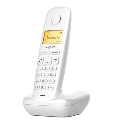Imagen de Teléfono Gigaset A170, Identificador de llamada, Rellamada, 50 contactos, Blanco