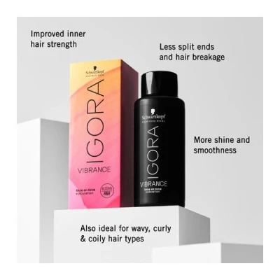 Imagen de Schwarzkopf Professional Igora Vibrance Coloración demi permanente 60 ml 7 0