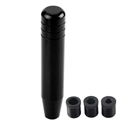 Imagen de Akozon Perilla del Cambio de marcha Coche Universal 18cm Palanca Manual Cambios Aleación Aluminio (Negro)