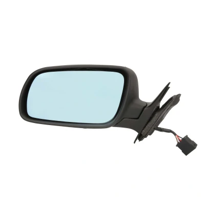 Imagen de Espejo retrovisor Alkar 6125502 izquierda imprimado eléctrico calefactable, tintado en azul, Caja grande de espejo, convexo para vehíc. con volante a