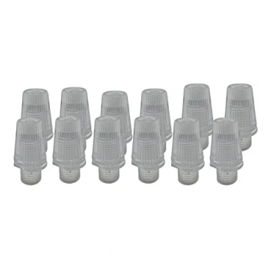 Imagen de HALOTEC Pack 8 Abrazadera PrensaestopasColor Transparente Fijación y sujeción de Cables electricos a Portalámparas Alivio Tensión para SeguridadFabricación Italiana