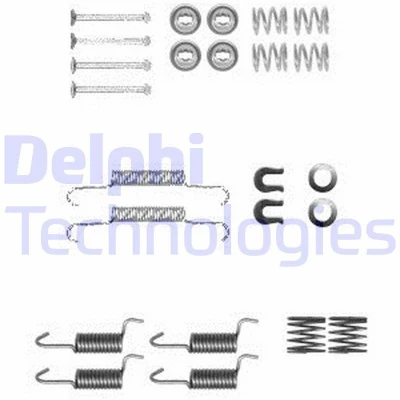 Imagen de DELPHI LY1367 Juego de accesorios, zapatas freno estacionamiento SUBARU: Impreza II Berlina, MITSUBISHI: Grandis, Lancer 7 Limousine