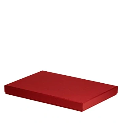 Imagen de Rössler Papier 13521453360 Caja de cartón Boxline rectangular, apta para DIN A4, roja, 1 unidad