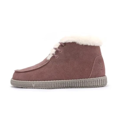 Imagen de WALK IN PITAS WP150 HI Fur Bota Casual para Mujer Botín de Invierno en Serraje Repelente al Agua Zapato Color Lavanda