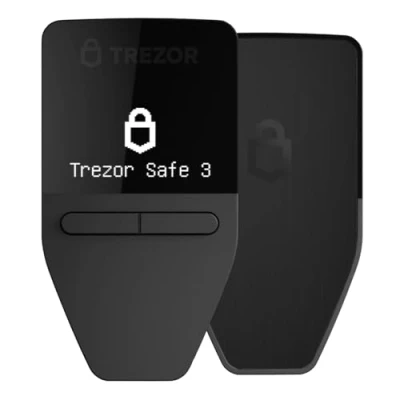 Imagen de Trezor Safe 3 Cartera de Hardware Criptográfico Protegida con Elemento Seguro Compre, Almacene y Administre Activos Digitales Forma Sencilla Segura (Cosmic Black)