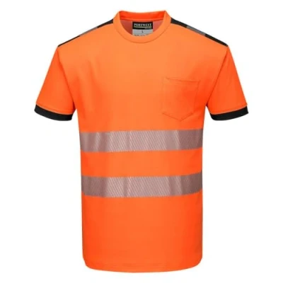Imagen de Portwest Camiseta M/C De Alta Visibilidad Pw3, Tamaño: 4XL, Color: Naranja/Negro, T181OBR4XL