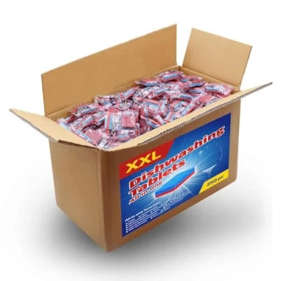 Imagen de vidaXL Pastillas de Lavavajillas 12 en 1 250 uds, Tabletas Limpieza, Limpiadores para Vajilla, Cocina, 4,5 kg