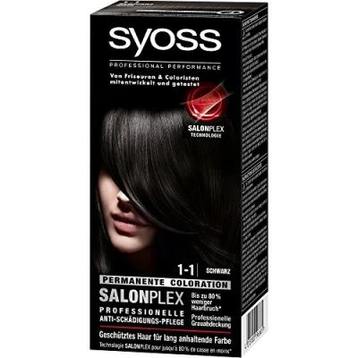 Imagen de syoss 1 Negro Color del pelo (3 unidades, X 115 ml)