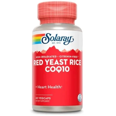 Imagen de Solaray, Red Yeast Rice &amp; CoQ10 60 Vtapas
