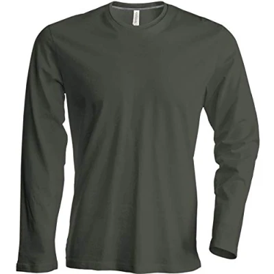 Imagen de Kariban Herren T Shirt Langarm Von notrash2003 (XXL, Khaki)