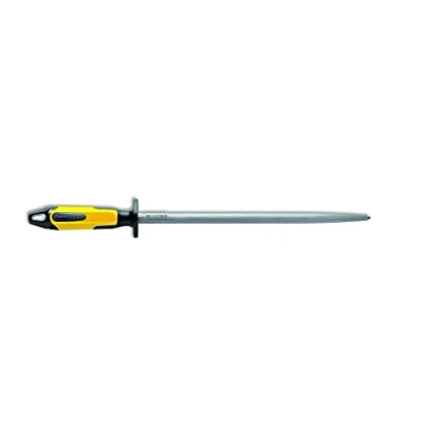 Imagen de F. DICK 73171300 68 Cuchillo para carne (mango amarillo/negro, acero redondo con mango de 2 K, dureza la superficie superior a 65 HRC, piedra afilar cuchillos cocina)