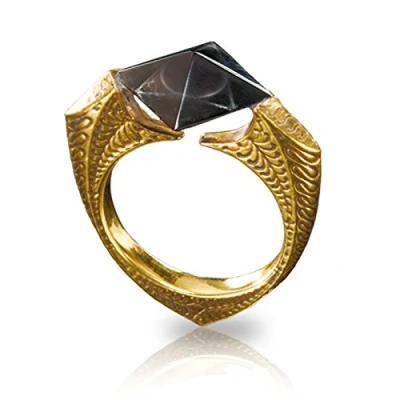 Imagen de Harry Potter Anillo de Gaunt Horcruxe chapado en oro